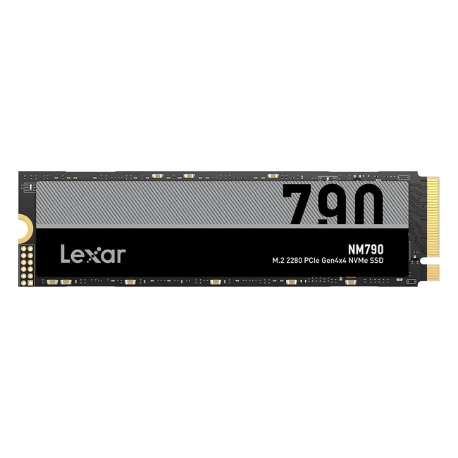 Lexar NM790 4TB interne SSD M2 2280 PCIe Gen4x4 NVMe 14 SSD bis zu 7400MBs les