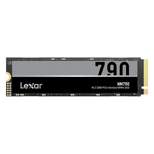 Lexar NM790 2TB interne SSD M2 2280 PCIe Gen4x4 NVMe 14 SSD bis zu 7400MBs les
