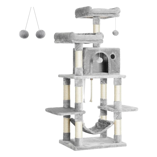 Feandrea Cat Tree 150cm - PCT85W - Playful Cats, Cuddly Cats, Energetic Cats
