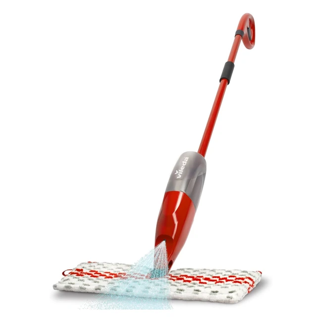Vileda Spray Clean Spray Mop mit Tank, Mikrofaserbezug, Refillable, Wiederverwendbar