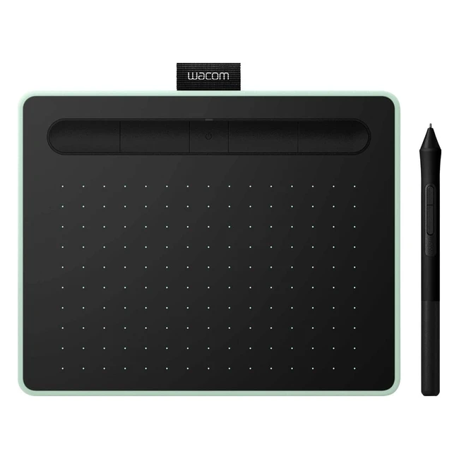 Wacom Intuos Stifttablett für Windows und Mac - Kompaktes Design, Bluetooth, 2540 LPI Auflösung, 4096 Druckempfindlichkeit