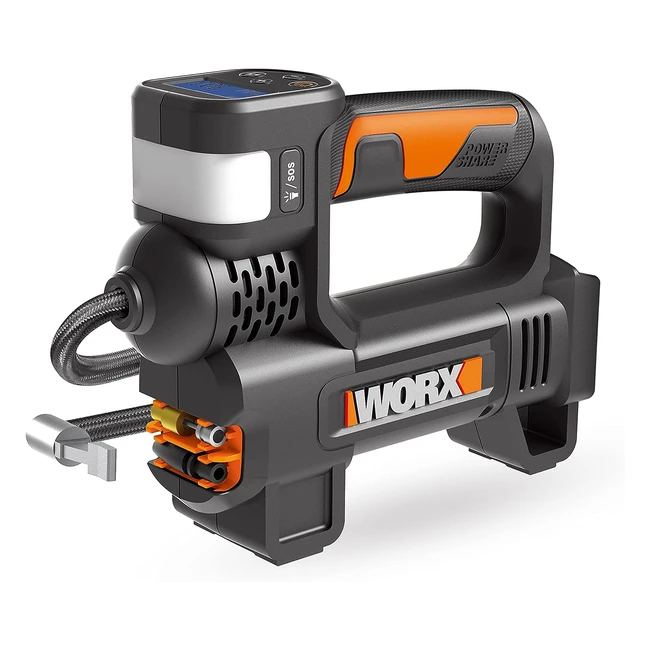 Compresseur Air et Projecteur LED sans Fil 150 PSI 20V - Worx WX0929