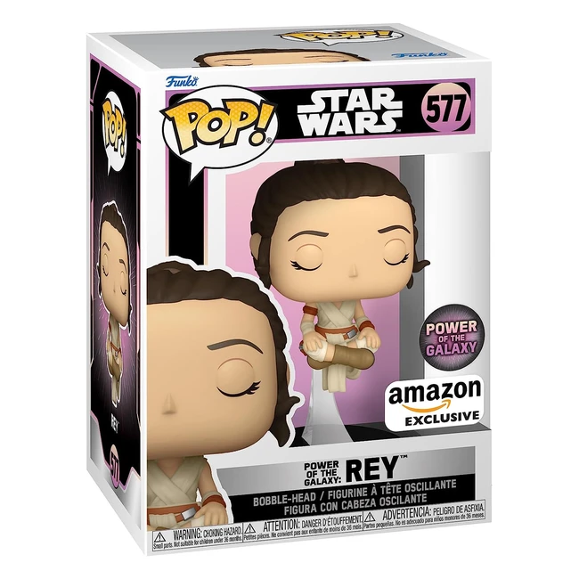 Funko Pop Star Wars POTG Rey - Figurine en Vinyle - Collectionner - Idée de Cadeau