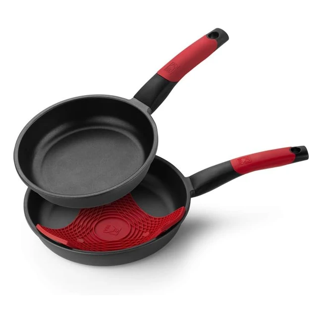 Lote de Sartenes Premiere Bra 20 y 24 cm - Antiadherente - Apta para todo tipo de cocinas