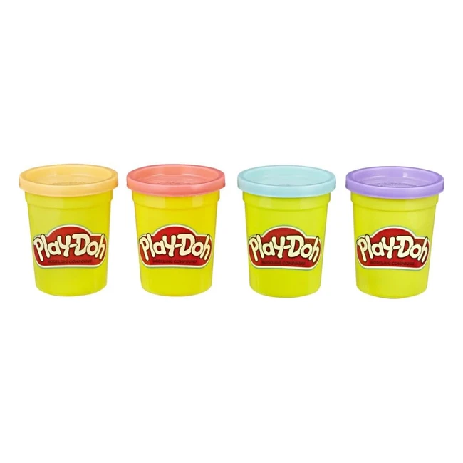 Play-Doh 4er-Pack - Tolle Farben für fantasievolles Spielen - ab 2 Jahren