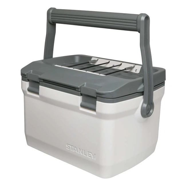 Stanley Adventure Outdoor Cooler 66L - Polar White - Double Wall Foam Insulated - BPA Free - Heavy Duty - Leakproof