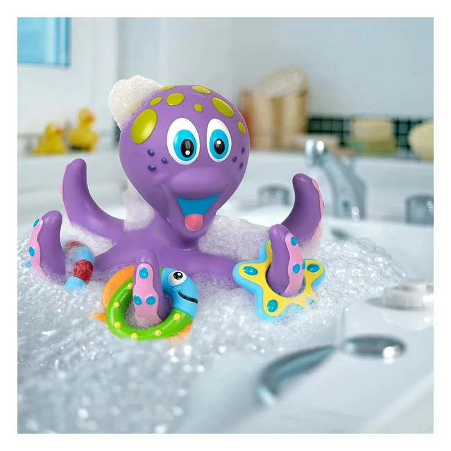 Nuby Octopus Floating Bath Toy - Sensory Development - Hours of Fun