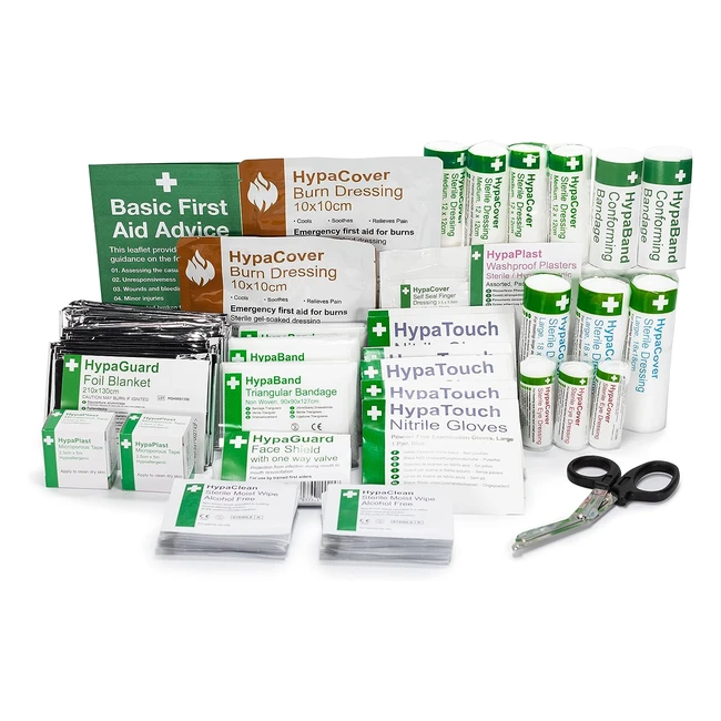 Safety First Aid Refill Pack - British Standard 8599 Compliant - Medium - 25-100 Persons