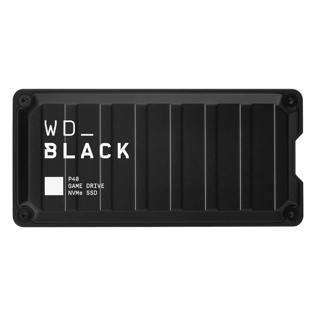 WD Black 2TB P40 Game Drive SSD USB-C USB 32 Gen 2x2 External NVMe Solid State Drive
