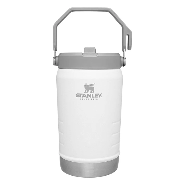 Stanley Iceflow Stainless Steel Water Jug - Vacuum Insulated Bottle with Straw -