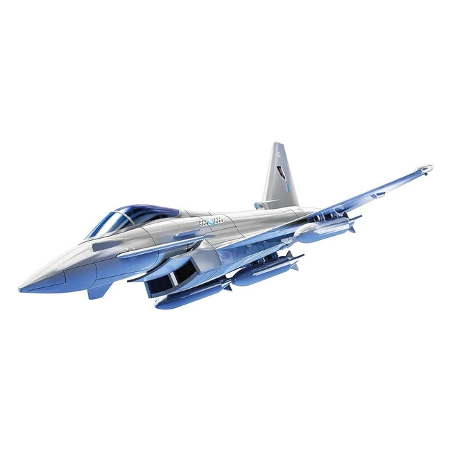 Airfix J6002 Quick Build Eurofighter Typhoon Aircraft Model Kit - Easy Assembly
