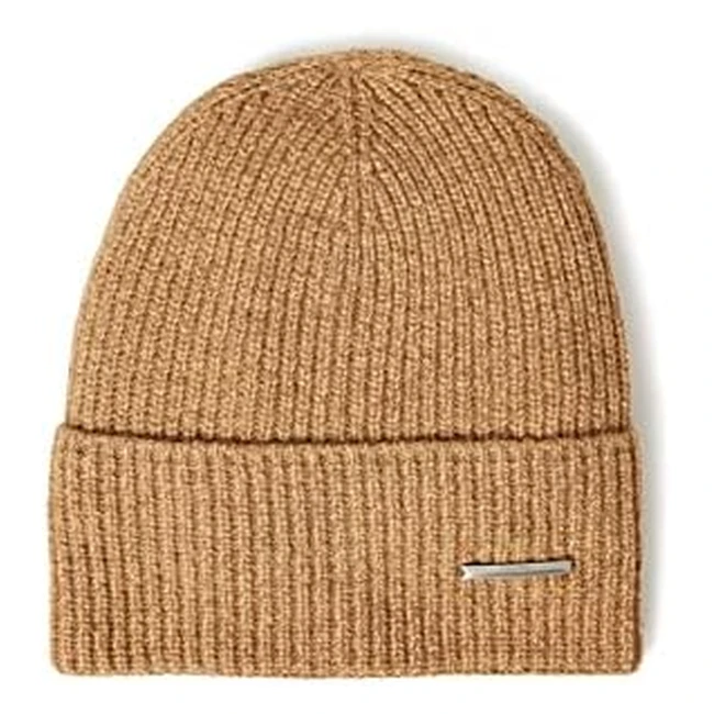 Calvin Klein Herren Pyramid Plaque Beanie Strickmütze