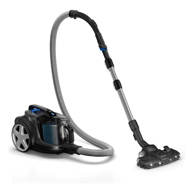 Philips PowerPro Expert 7000 beutelloser Staubsauger, 900 Watt, Hochglanzschwarz