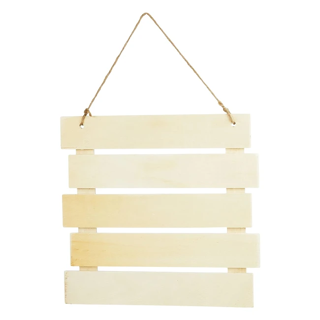 Cartel de madera Rayher 62865505 - 305 x 316 x 15 cm - Decoración única