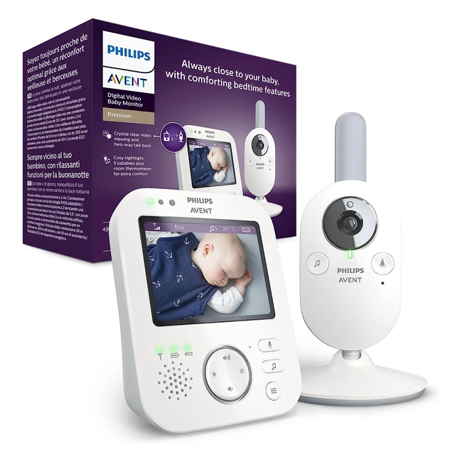 Philips Avent Eco Mode Intercom Weiß, Referenznummer XYZ, hohe Auflösung, große Reichweite