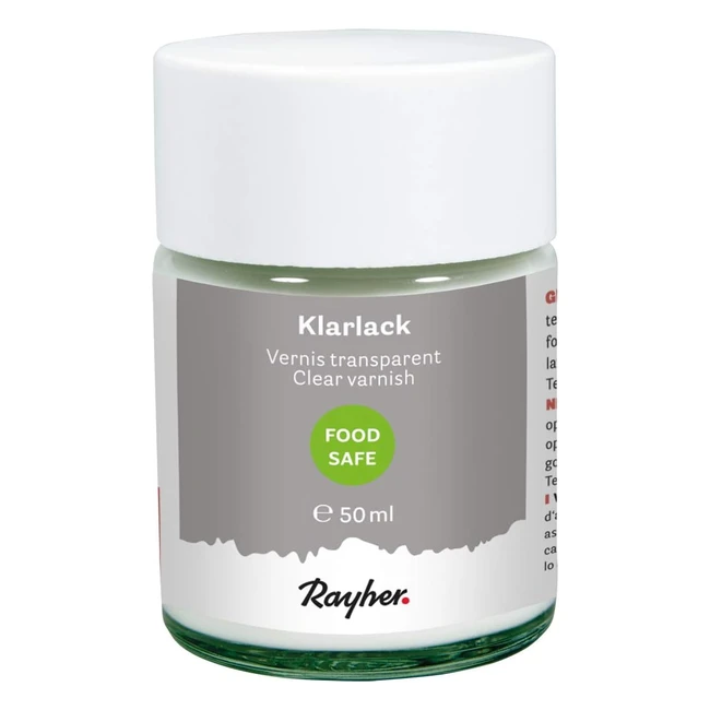 Barniz Transparente Rayher 35031000 - Acabado Satinado - 50ml