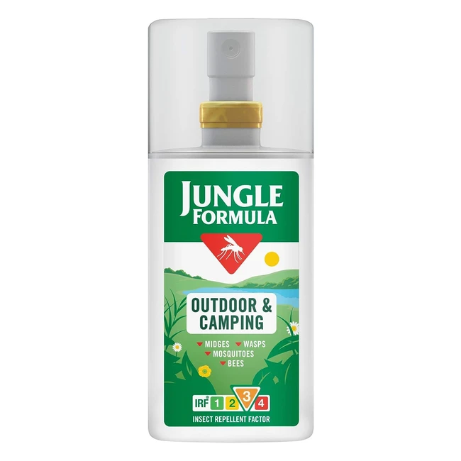 Jungle Formula Outdoor Camping Insect Repellent Spray 90ml - Protects from Mosqu