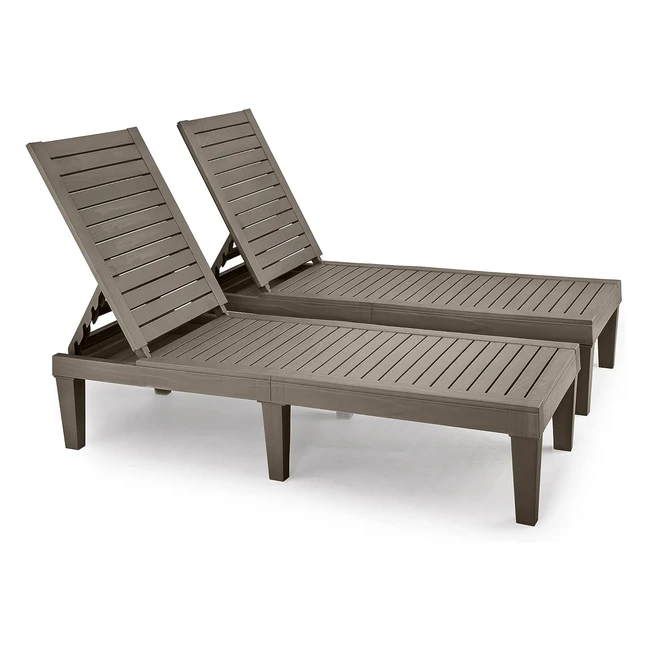 Tumbonas Yitahome Taupe 2 Kits - ¡Relájate y disfruta del verano!