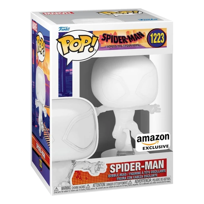 Funko Pop Vinyl Spiderman Miles Morales Transparent - Exclusivité Amazon - Figurine en Vinyle