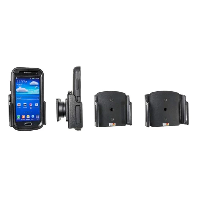 Soporte Universal para Móviles Negro - Brodit 511483 - Ajustable y Compatible con Dispositivos Apple y Android