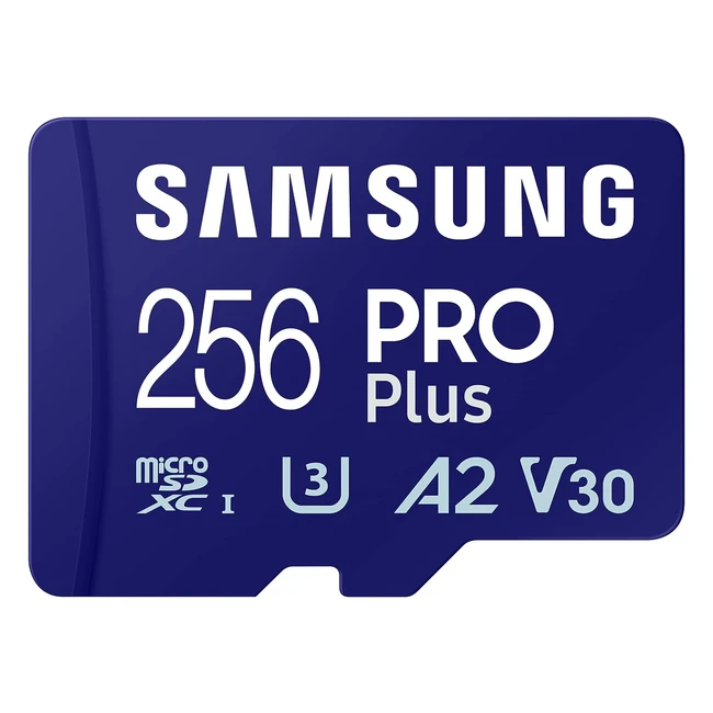 Samsung Pro Plus 256GB MicroSD Memory Card - Full HD/4K UHD - Android/GoPro/DJI - MB-MD256SA