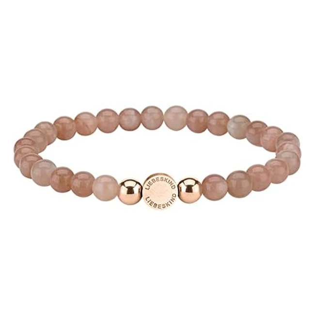 Liebeskind Damenarmband Edelstahl mattiert 17 cm LJ0030B17 - Pink Opal Beads
