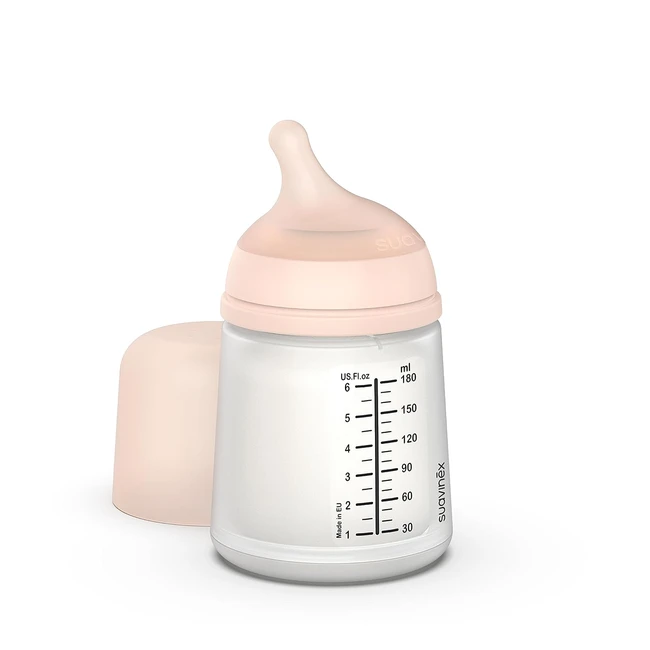 Suavinex Zero Zero Antikolik Babyflasche - Langsamer Nahrungsfluss - 0 Monate - 