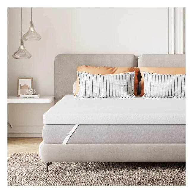 Sweetnight Topper 120x200cm Gel Memory Foam - Bequeme Matratzenauflage fr Boxs