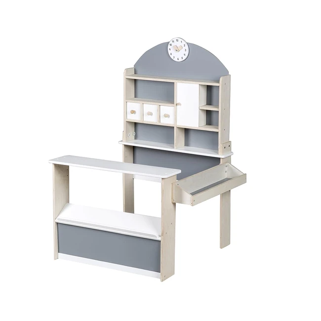 Roba Holz Kaufmannsladen Naturholz viel Platz fr kreatives Rollenspiel