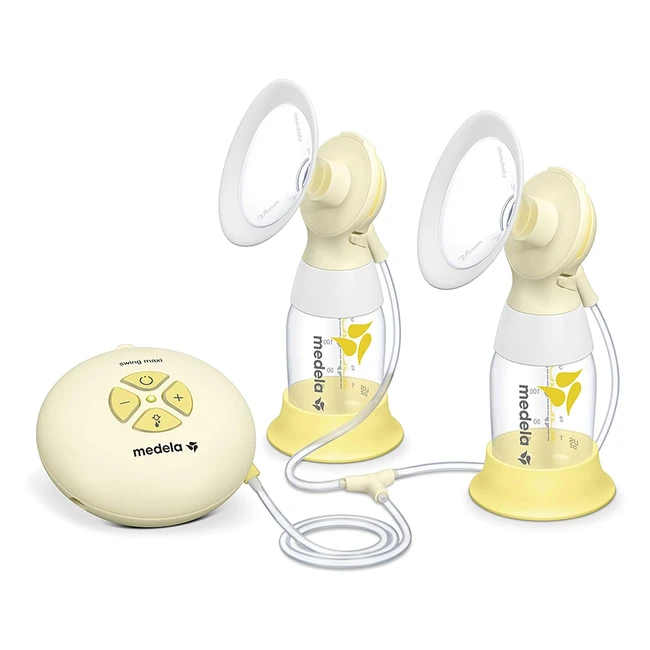 Tire-lait électrique double Medela Swing Maxi Flex - Plus de lait en moins de temps avec les téterelles PersonalFit Flex et la technologie d'expression en 2 phases