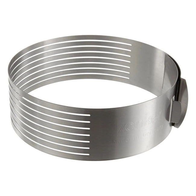 Affettatorte regolabile Zenker 7701 in acciaio inox - Taglia fino a 8 strati di torta