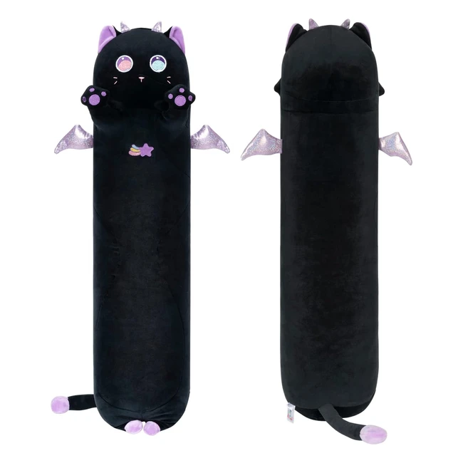 Peluche Cuscino Lungo Gatto Mewaii 90cm - Morbido e Kawaii - Regalo per Bambina