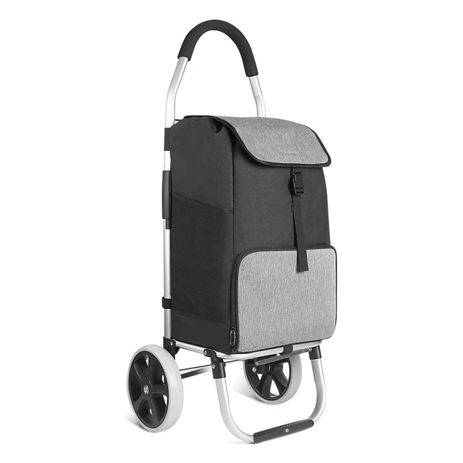 Carrello Portaspesa Inateck con Borsa Termica Isolata - Capacit 45kg45l