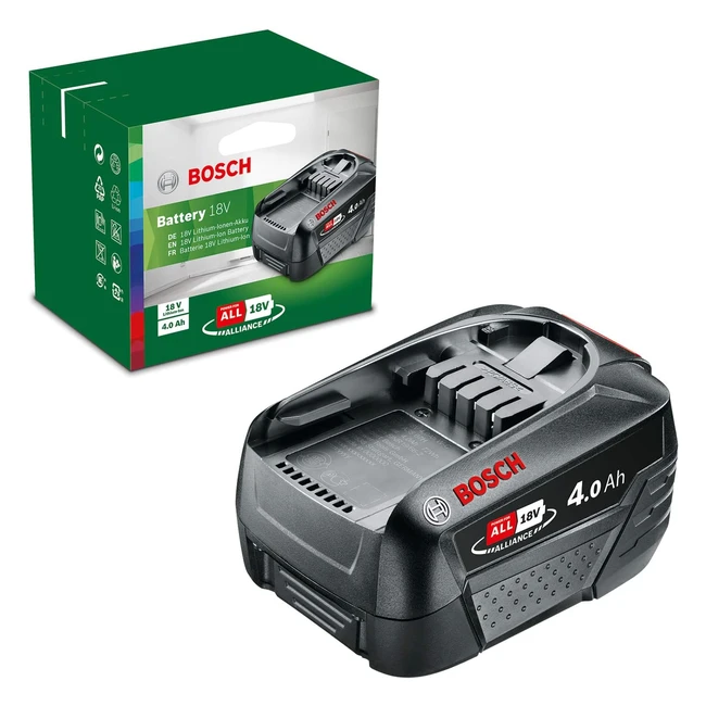 Bosch Home and Garden PBA Akkupack 18 V 4,0 Ah WC - 18V System in Box 1600A011T8