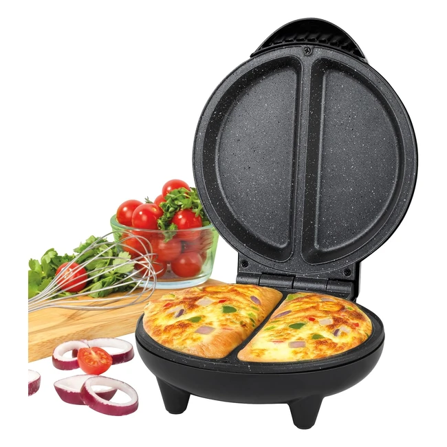 Progress GO Healthy Dual Omelette Maker - Quick Cook Multicooker for Fluffy Omelettes and More