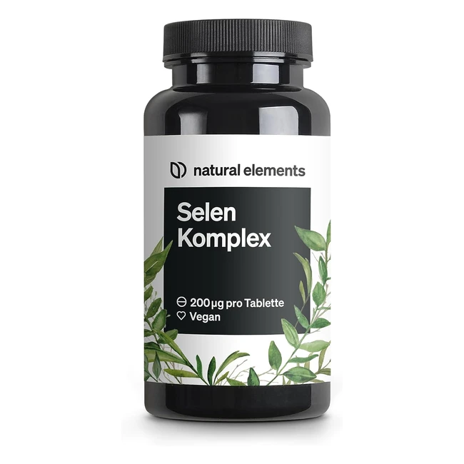 Selen-Komplex 365 Tabletten 200g je - Hochdosierte Mischung von Natriumselenit u