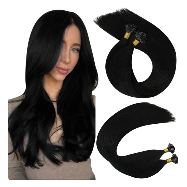 Extension Keratine Cheveux Naturel Noir 14 Pouces - Ugeat