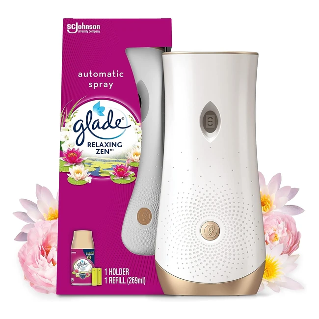 Diffuseur automatique Glade Relaxing Zen - Infusé aux huiles essentielles - Réf. 123456