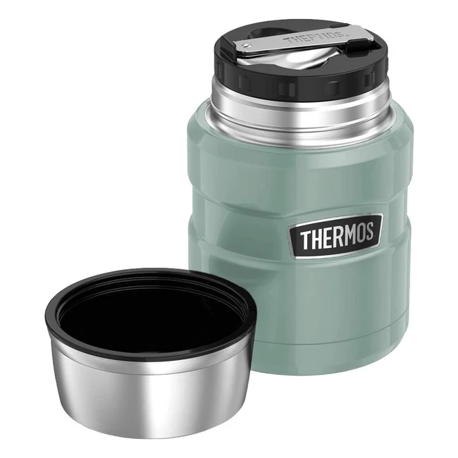 Thermos Food Flask - Duck Egg, 470ml - Vacuum Insulated, Hot for 9 Hrs, Cold for 14 Hrs
