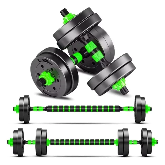 Mancuernas Ajustables Baratas - Set de Pesas 2 en 1 - Entrenamiento en Casa