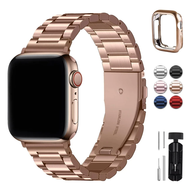 Bracelet Apple Watch 42mm44mm45mm49mm en Acier Inox - Fullmosa