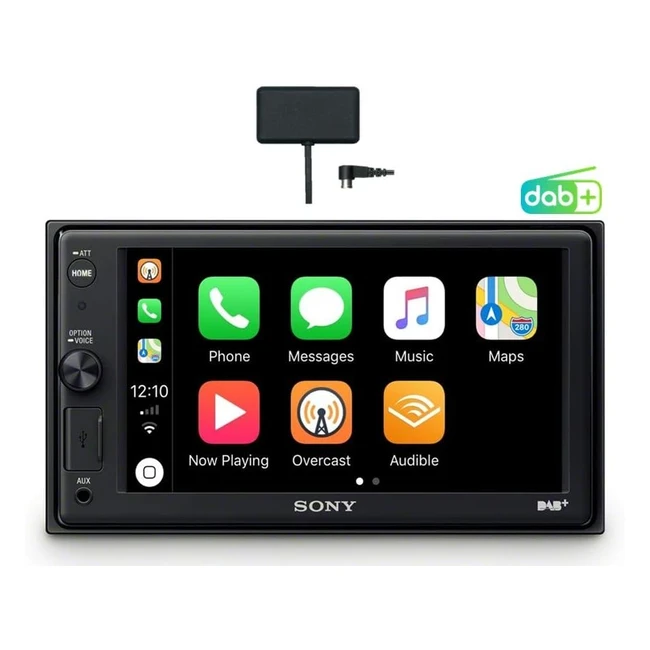 Sony XAV-AX1005KIT DAB Media Receiver 62 Zoll mit Bluetooth und Apple CarPlay -
