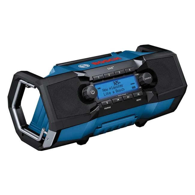 Radio da cantiere Bosch Professional 18V GPB 18V2 SC - Ricezione DAB Bluetooth FM e AUX