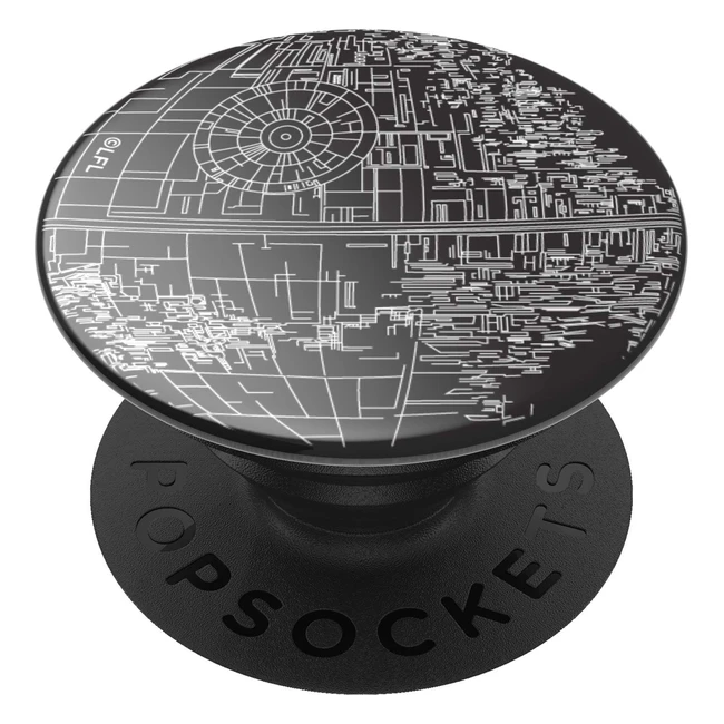 Popsockets PopGrip Supporto e Impugnatura per Cellulari e Tablet - Death Star Aluminum