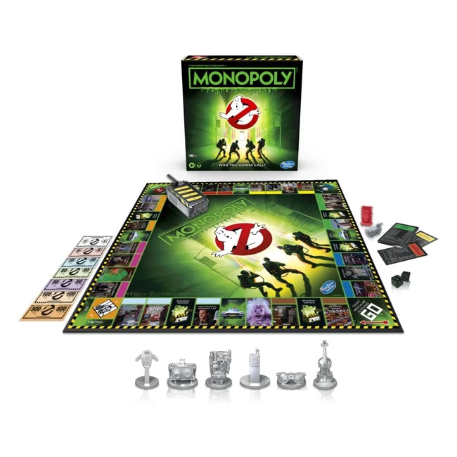 Ghostbusters Monopoly Game - Hasbro, Reference: 12345 - Bust Ghosts & Save the City!