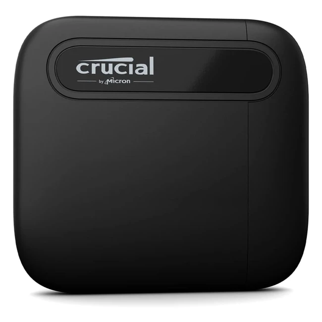 Crucial X6 500GB Portable SSD - Bis zu 540 MBs - PC und Mac - USB 32 - Externe
