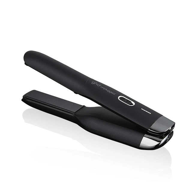 Plancha de pelo profesional inalámbrica ghd unplugged con tecnología Dual Zone - Negra