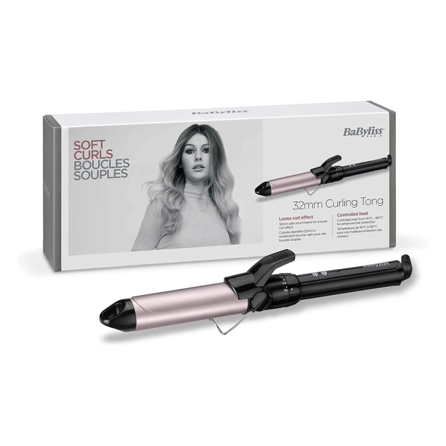 Babyliss 32mm Lockenstab mit Klammer fr natrliche Locken