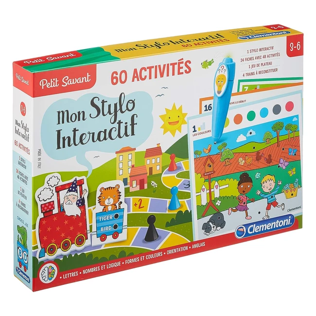 Clementoni 52011 Mon Stylo Parlant - 60 Activités - Jeu Éducatif