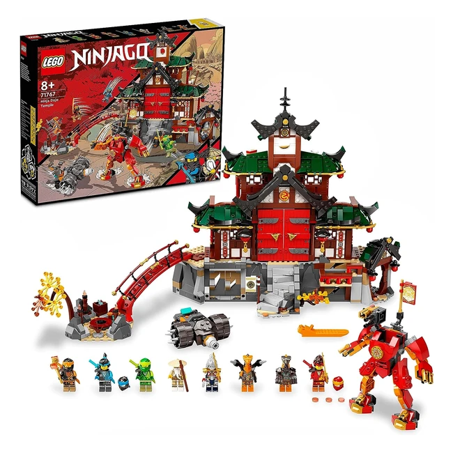LEGO 71767 Ninjago Ninja Dojo Temple - Meister des Spinjitzu Bauset mit Lloyd, Kai und Schlange Actionfiguren - Spielzeug ab 8 Jahren